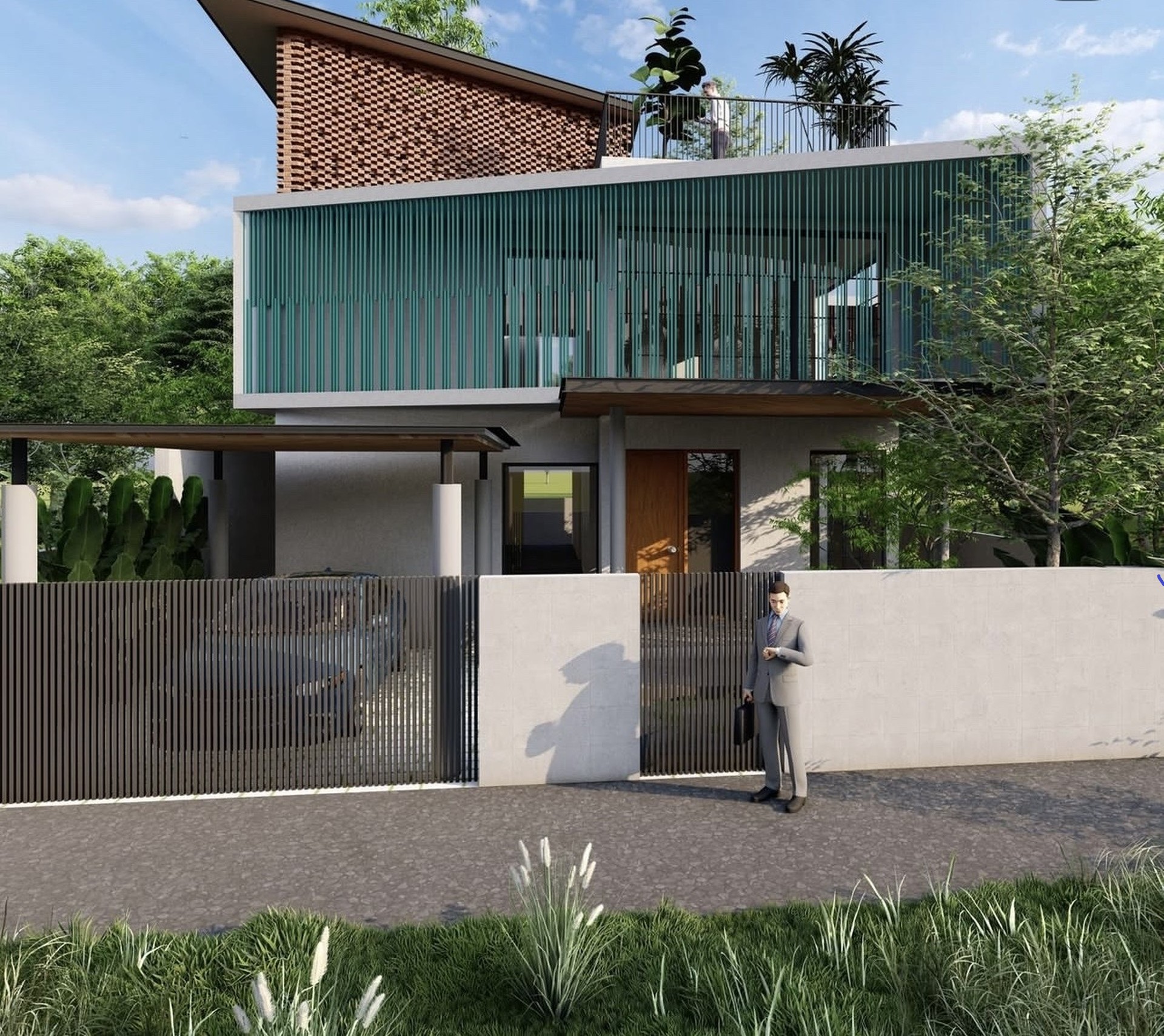 Modern Luxury House Design in Calicut by Jahasil Design Studio